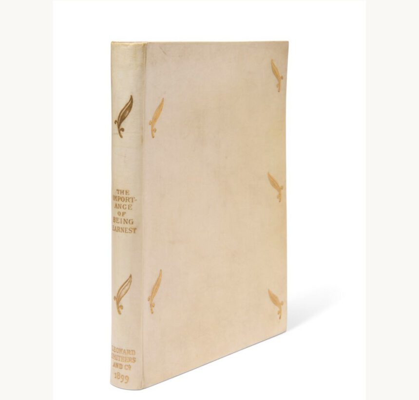 Licitație de carte Oscar Wilde