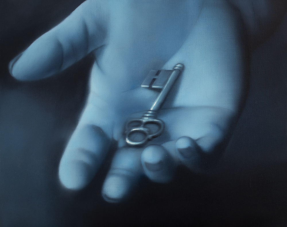 Patricia Heel The Answer 2024 P&acirc;nză de ulei 40 X 50 Cm Small