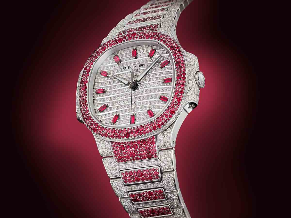 Patek Philippe Nautilus Haute Joaillerie O icoană din diamante