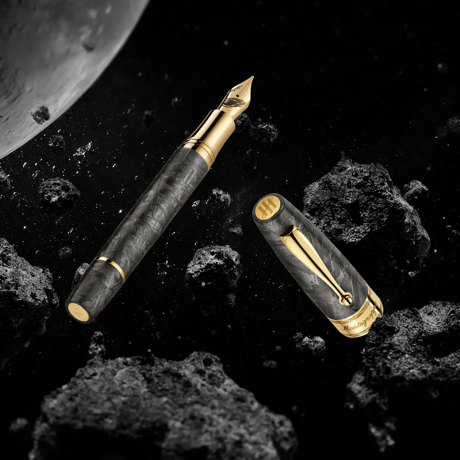 Montegrappa Muonionalusta Meteorite Stilou