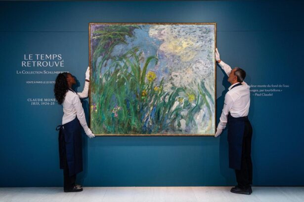 Iriși Claude Monet. licitația colecției Jeanne Schlumberger la Paris