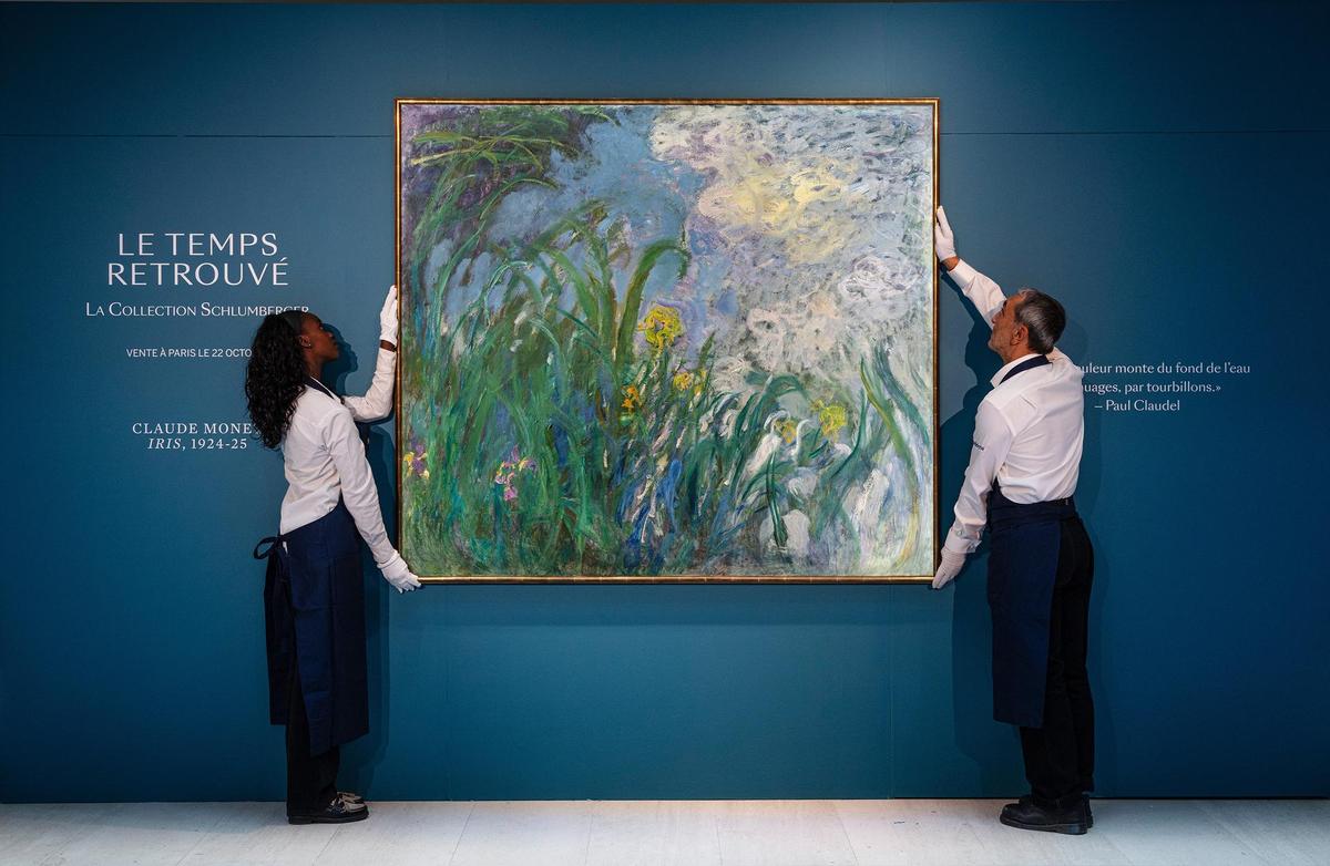 Iriși Claude Monet. licitația colecției Jeanne Schlumberger la Paris